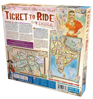 Ticket to Ride: India & Switzerland \ Квиток на потяг: Індія та Швейцарія