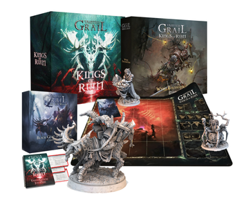 Tainted Grail - King of ruin (Kickstarter edition) + Набір мініатюр - Wyrd Encounters + Плеймат  King of ruin+ Black Goat