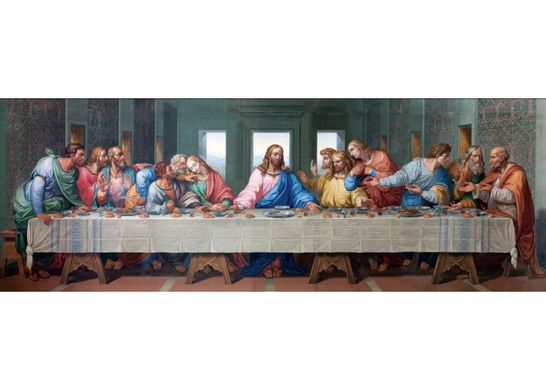 Пазл "Таємна вечеря, Леонардо да Вінчі" 1000 ел. (панорама)